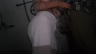 Martina goes to abandoned house to play the OUIJA and she ends with a cock in her mouth